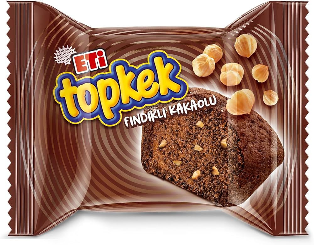 Eti Topkek Fındıklı Kakaolu Kek 35 G